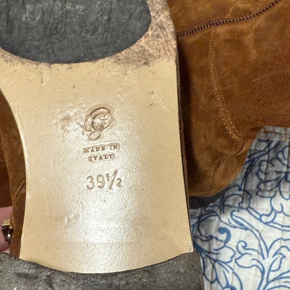 M. Gemi Brown tall suede  Boots size 8.5 - Picture 7 of 8